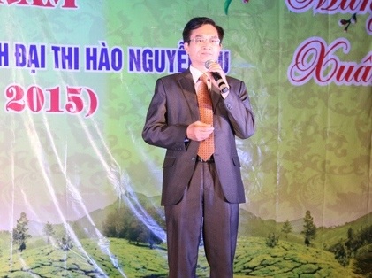 Tổ chức ngày thơ Việt Nam tại khu lưu niệm đại thi hào Nguyễn Du - 6 Nhà thơ Lê Cảnh Nhạc