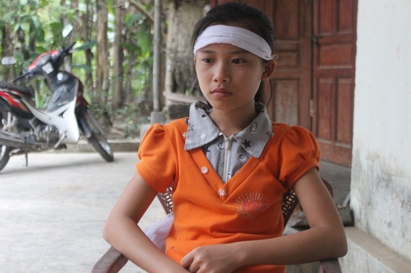 Cháu Phạm Thị Ngọc Ánh - con gái đầu của anh Quý