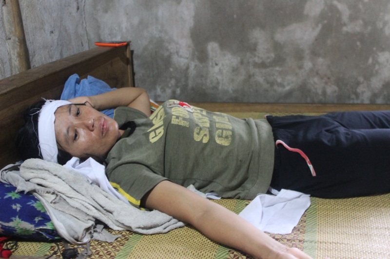 Chị Hà vẫn chưa thể tin rằng chồng chị đã mất đi