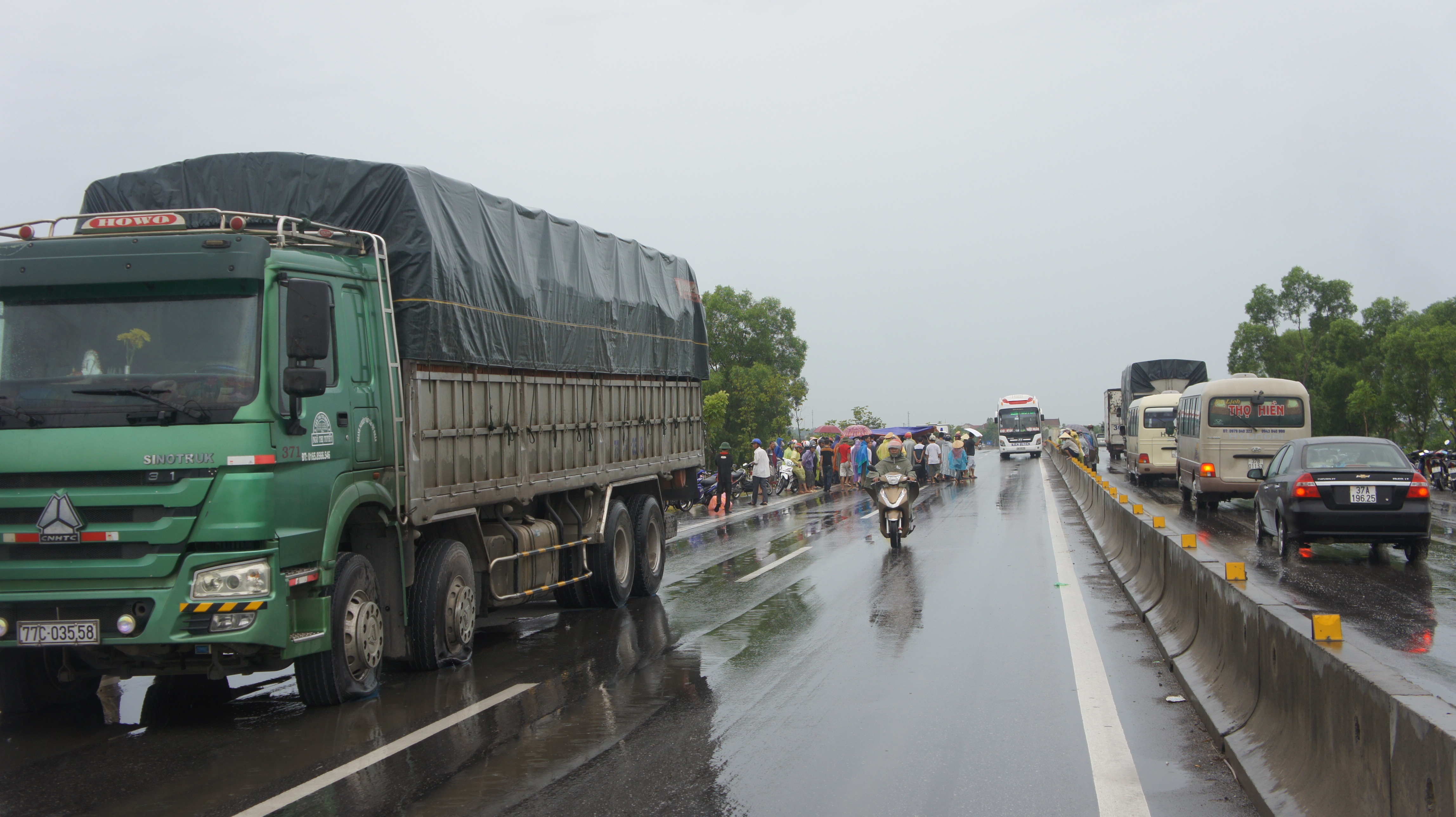 Hiện trường vụ tai nạn