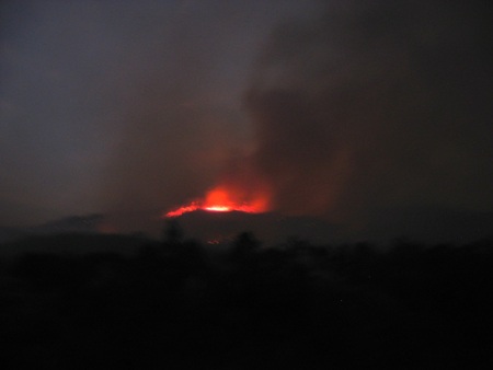 Đám cháy tại một số tiểu khu thuộc rừng phòng hộ Bắc Biển Hồ