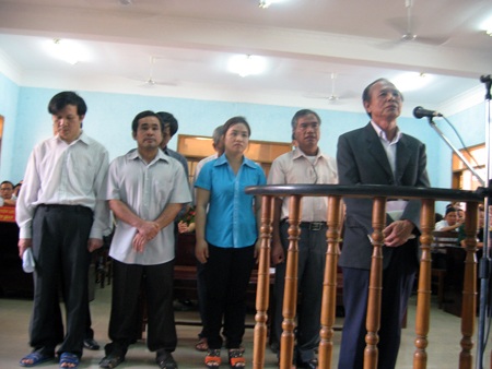 Các cựu lãnh đạo Sở Y tế Gia Lai.