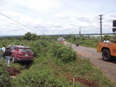 Hiện trường vụ tai nạn thương tâm