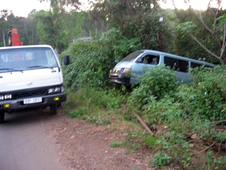 Hiện trường vụ tai nạn