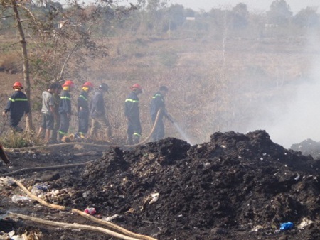 Hiện trường vụ cháy
