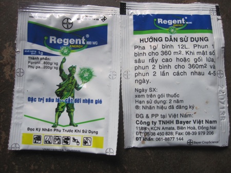 Loại thuốc các gia đình ở xã Ia Ko dùng để diệt bọ đậu đen