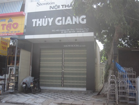 Cửa hàng nơi xảy ra vụ cháy 