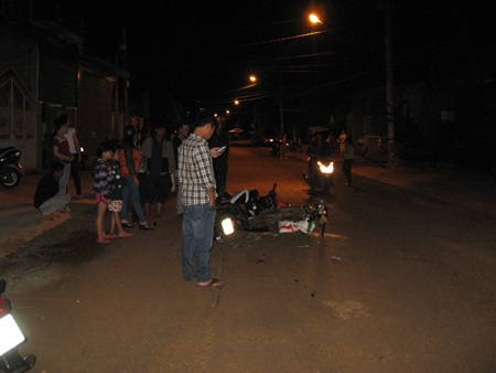 Hiện trường vụ tai nạn