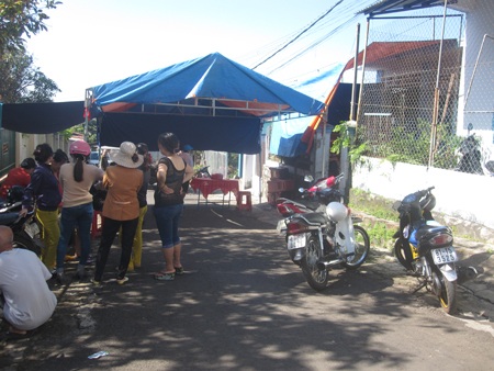 Gia đình đang tổ chức mai táng cho nạn nhân