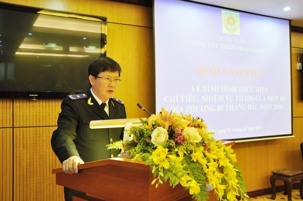 Ông Mai Lương Khôi - Phó Tổng cục trưởng Tổng cục Thi hành án dân sự (Ảnh: Bộ Tư pháp).