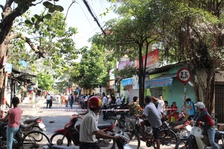 Lực lượng chức năng vẫn phong tỏa hiện trường