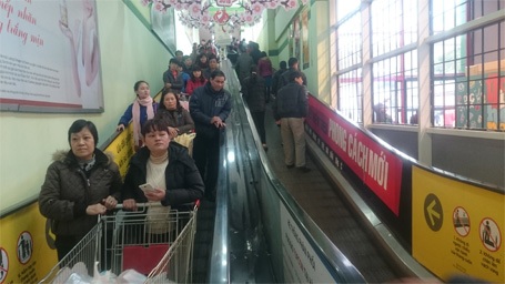 Nhà để xe đã chật cứng.