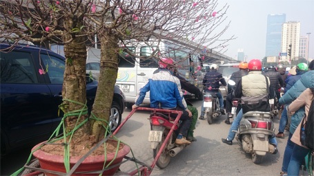 Giao thông Hà Nội “ngột ngạt” những ngày cận Tết - 8 Những chuyến xe