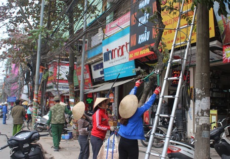 Hà Nội: Hối hả nhặt nhạnh “rác trời” - 4 Dùng cả kìm cắt dây...