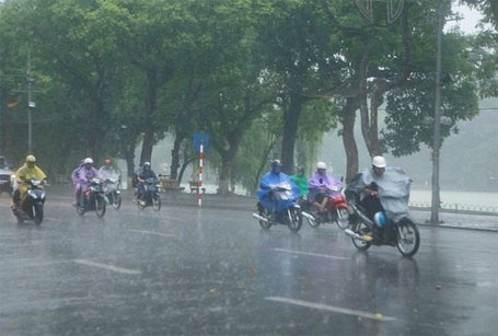 Mưa rào rải rác trên toàn quốc trong 6 ngày nghỉ lễ - 1 Mưa rào sẽ xuất hiện trên toàn quốc dịp nghỉ lễ 30/4-1/5