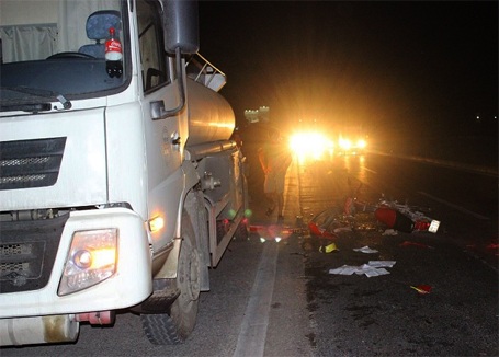 Hiện trường vụ tai nạn