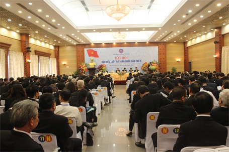 Hơn 67.000 vụ án hình sự được luật sư “giải cứu” - 1 Quang cảnh Đại hội...