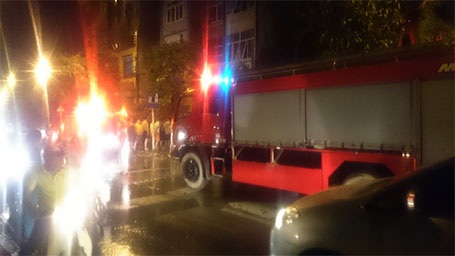 2 xe chữa cháy được điều đến hiện trường