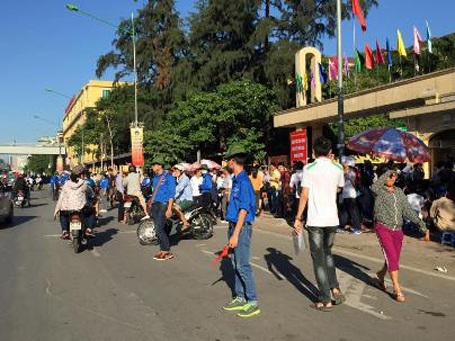 Hà Nội: Ùn tắc kéo dài trong ngày làm thủ tục thi THPT Quốc gia - 10 Đường Nguyễn Trãi khá thông thoáng vào đầu giờ sáng nay.