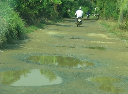 Người dân khốn khổ với tuyến đường giao thông huyết mạch - 1 Người dân khốn khổ với tuyến đường giao thông huyết mạch - 1
