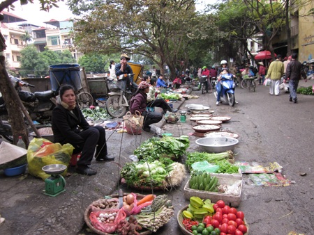 Hà Nội: Người dân khốn khổ vì chợ cóc họp giữa lòng đường - 5 Hà Nội: Người dân khốn khổ vì chợ cóc họp giữa lòng đường - 5