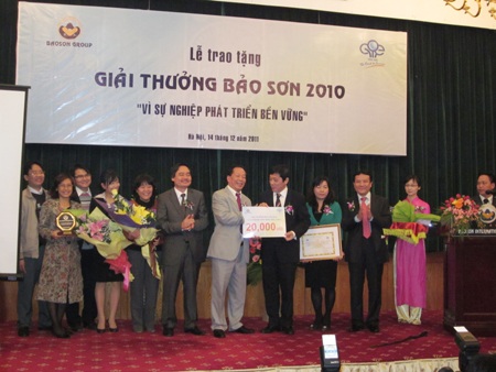 Dự án nghiên cứu đất ngập nước đoạt giải thưởng Bảo Sơn - 1 Dự án nghiên cứu đất ngập nước đoạt giải thưởng Bảo Sơn - 1