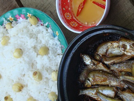 Mở ruộng sen đón khách “chơi sen” - 4 Và thưởng thức ẩm thực đồng quê