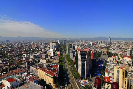 Đắm mình trong thành phố đầy màu sắc cổ tích của Mexico - 2 Đứng từ trên cao để ngắm nhìn toàn cảnh thành phố