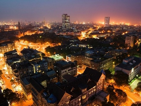 Chiêm ngưỡng cảnh đêm huyền diệu của những thành phố nổi tiếng - 7 Thành phố Mumbai - Ấn Độ
