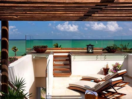 “Đã mắt” với những khách sạn bên bờ biển đẹp ngất ngây - 1 Khách sạn Rosewood Mayakob thuộc Riviera Maya Mexico