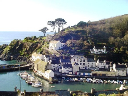 Ngôi làng ven biển Polperro ở Cornwall, Anh đứng ở vị trí đầu bảng
