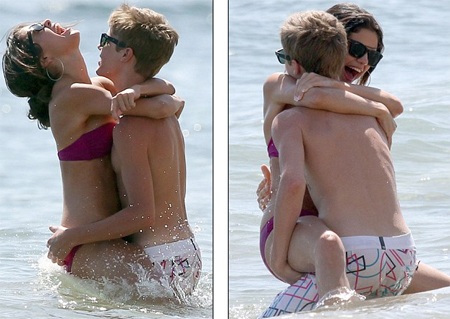 "Hot" photo series of Justin Bieber - Selena Gomez - 10