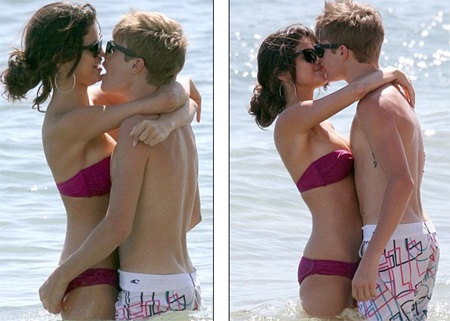 "Hot" photo series of Justin Bieber - Selena Gomez - 11