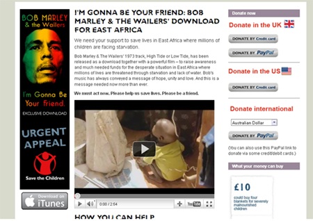 Chiến dịch: Âm nhạc đẩy lùi nạn đói Châu Phi - 1 Chiến dịch: Âm nhạc đẩy lùi nạn đói Châu Phi - 1