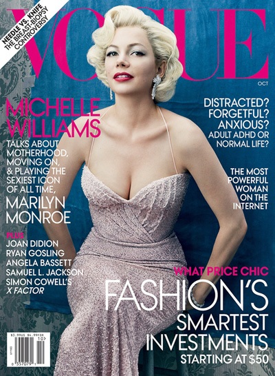 Michelle Williams gợi cảm với tạo hình Marilyn Monroe - 1 Michelle Williams gợi cảm với tạo hình Marilyn Monroe - 1