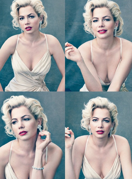 Michelle Williams gợi cảm với tạo hình Marilyn Monroe - 3 Michelle Williams gợi cảm với tạo hình Marilyn Monroe - 3