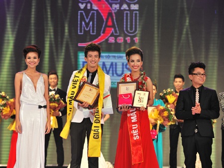 Vương Thu Phương và Vũ Mạnh Hiệp giành giải Vàng Siêu mẫu 2011 - 7