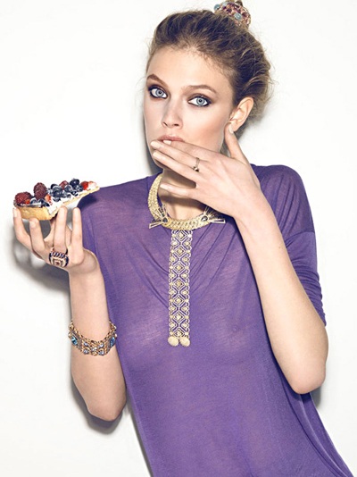 Constance Jablonski mải mê... ăn uống - 5