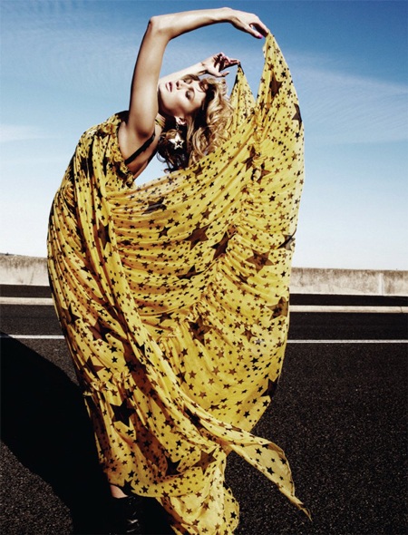 Michelle Buswell bay bổng trên Harper’s Bazaar  - 9