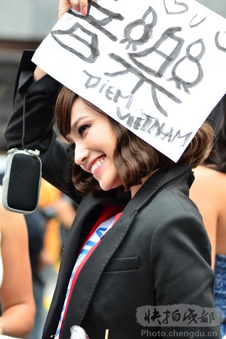 Trúc Diễm liên tục lọt ống kính phóng viên Trung Quốc - 7