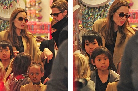 Brangelina đưa các con đi sắm đồ chơi - 7