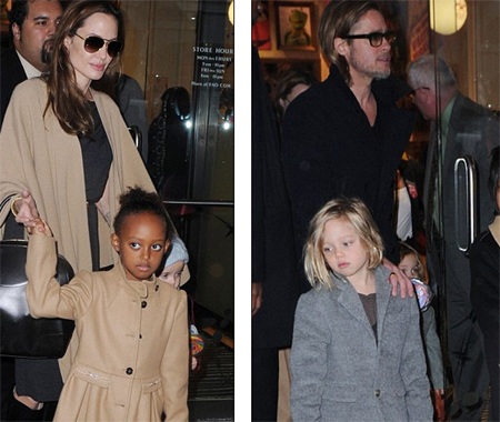 Brangelina đưa các con đi sắm đồ chơi - 11