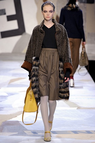 Ấm áp với áo lông Fendi - 7 Ấm áp với áo lông Fendi - 7