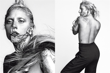 Lady Gaga khoe thân táo bạo trên Vogue - 6