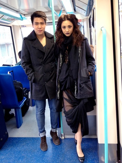 Buổi chụp hình của Trà My tại London