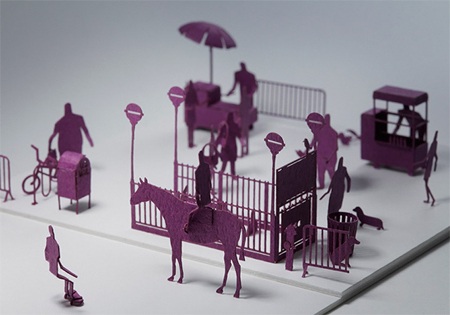 Ga tàu điện ngầm ở New York làm từ... giấy