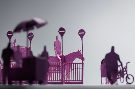 Ga tàu điện ngầm ở New York làm từ... giấy