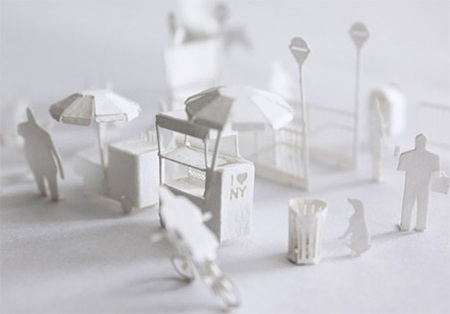 Ga tàu điện ngầm ở New York làm từ... giấy