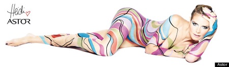 Heidi Klum tự tin vẽ trên cơ thể - 2 Heidi Klum tự tin vẽ trên cơ thể