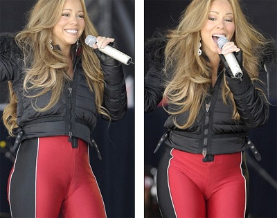Mariah Carey bị chê vì mặc quần bó sát